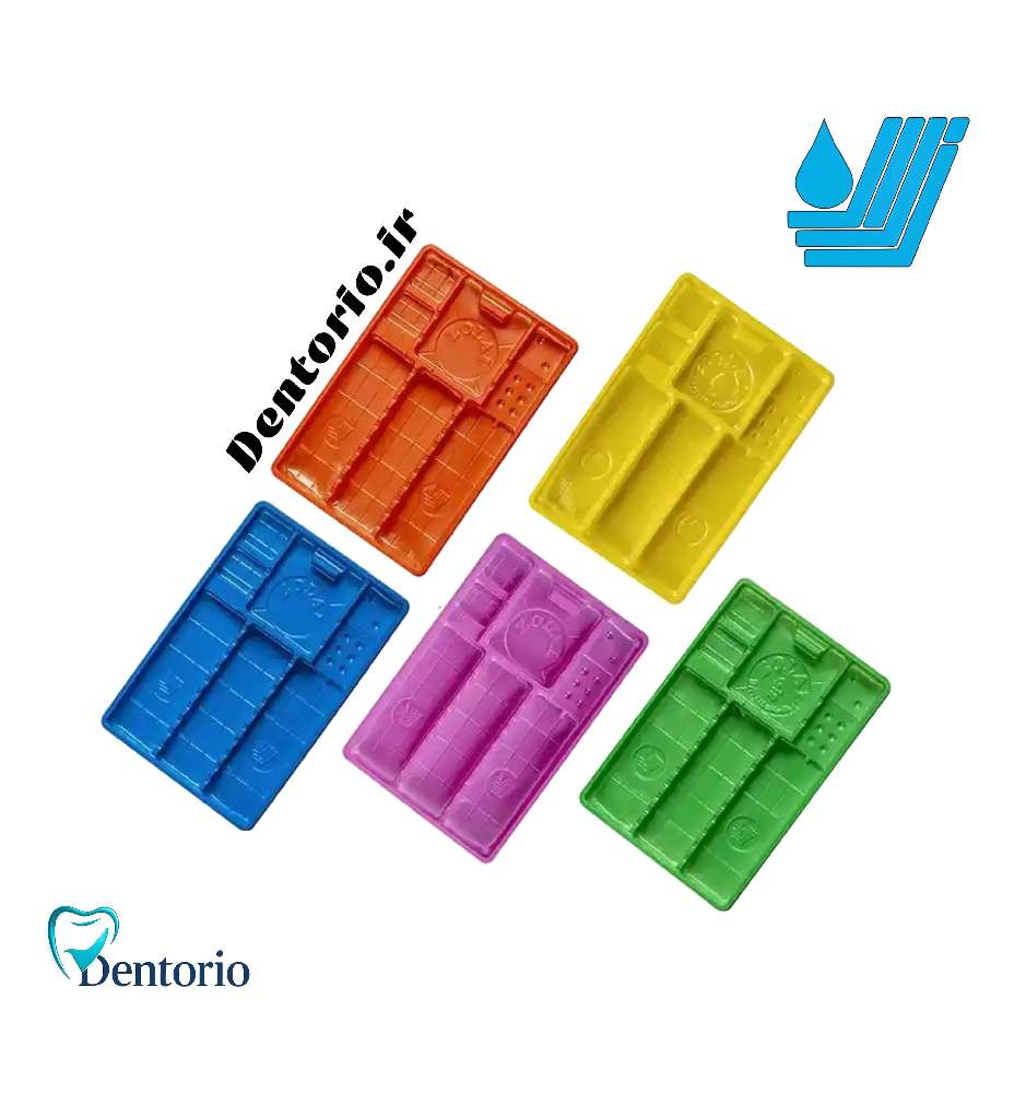 سینی یکبار مصرف 500 گرمی رنگی زلال طب شیمی